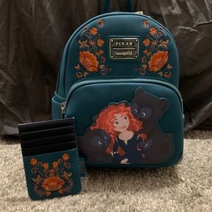 NWT Loungefly Brave bag w/card wallet